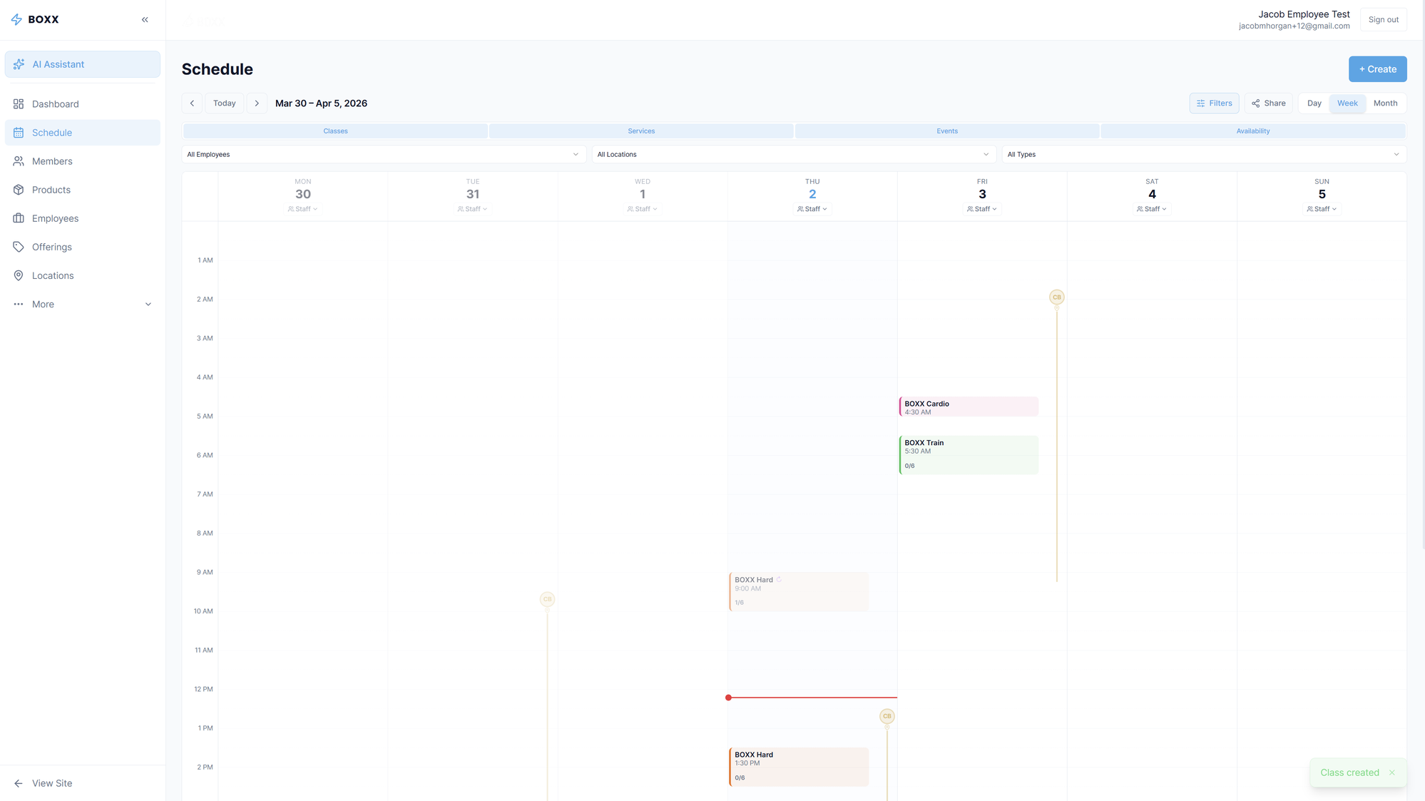 Dashboard setup checklist with steps to go live